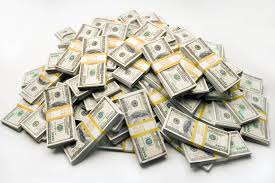 pile of money