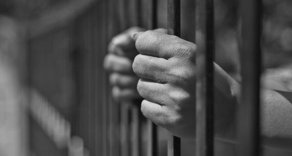behind bars